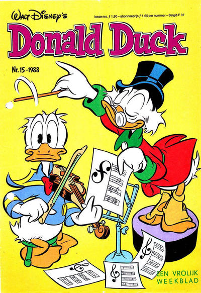 Cover for Donald Duck (Oberon, 1972 series) #15/1988