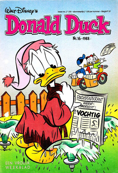 Cover for Donald Duck (Oberon, 1972 series) #16/1988