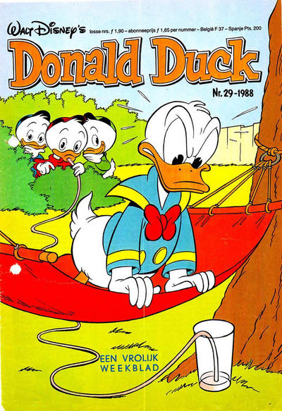 Cover for Donald Duck (Oberon, 1972 series) #29/1988