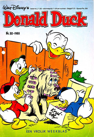 Cover for Donald Duck (Oberon, 1972 series) #30/1988