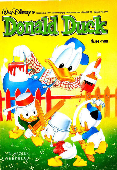 Cover for Donald Duck (Oberon, 1972 series) #34/1988