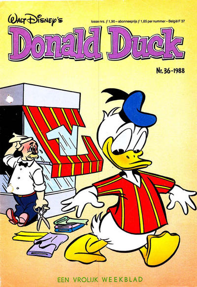 Cover for Donald Duck (Oberon, 1972 series) #36/1988