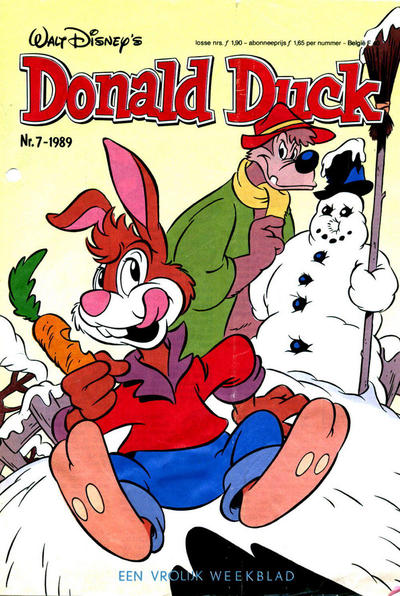 Cover for Donald Duck (Oberon, 1972 series) #7/1989