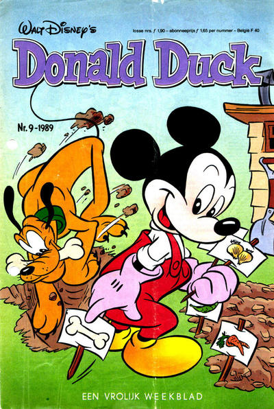 Cover for Donald Duck (Oberon, 1972 series) #9/1989