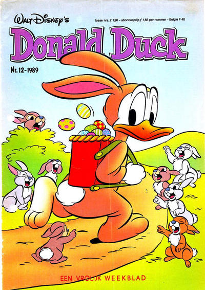 Cover for Donald Duck (Oberon, 1972 series) #12/1989