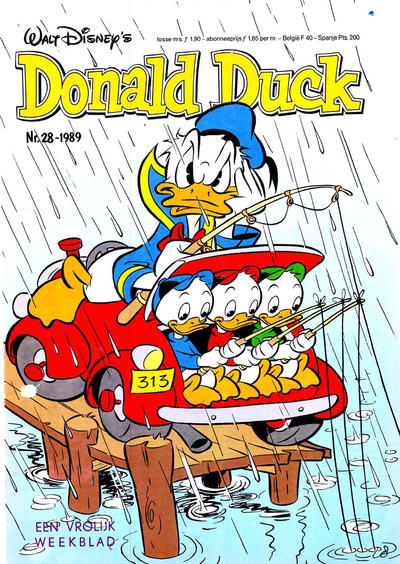 Cover for Donald Duck (Oberon, 1972 series) #28/1989