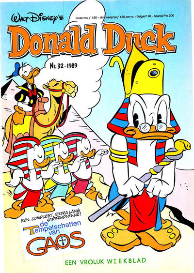 Cover for Donald Duck (Oberon, 1972 series) #32/1989