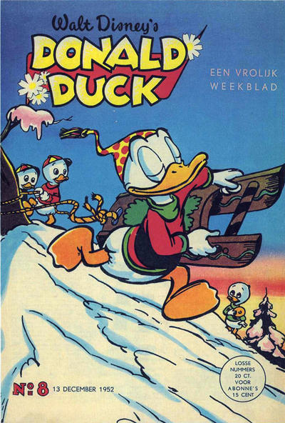 Cover for Donald Duck (Geïllustreerde Pers, 1952 series) #8/1952