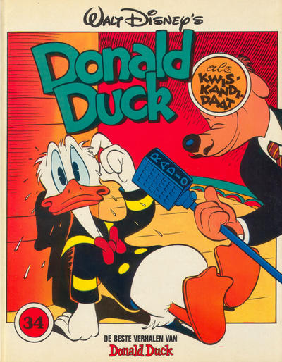Cover for De beste verhalen van Donald Duck (Oberon, 1976 series) #34 - Als kwiskandidaat