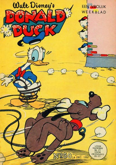 Cover for Donald Duck (Geïllustreerde Pers, 1952 series) #50/1957