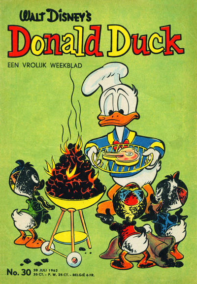 Cover for Donald Duck (Geïllustreerde Pers, 1952 series) #30/1962