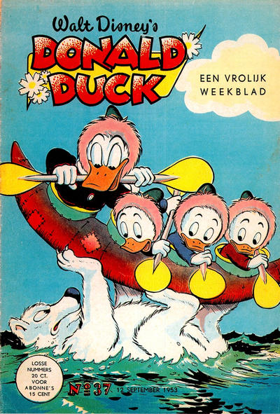 Cover for Donald Duck (Geïllustreerde Pers, 1952 series) #37/1953