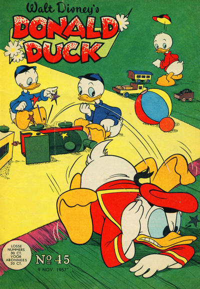 Cover for Donald Duck (Geïllustreerde Pers, 1952 series) #45/1957