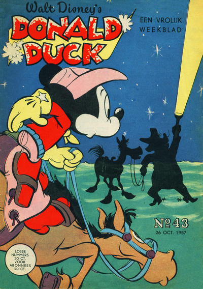 Cover for Donald Duck (Geïllustreerde Pers, 1952 series) #43/1957