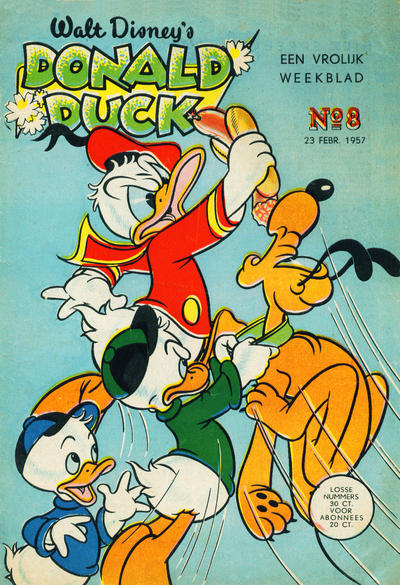 Cover for Donald Duck (Geïllustreerde Pers, 1952 series) #8/1957