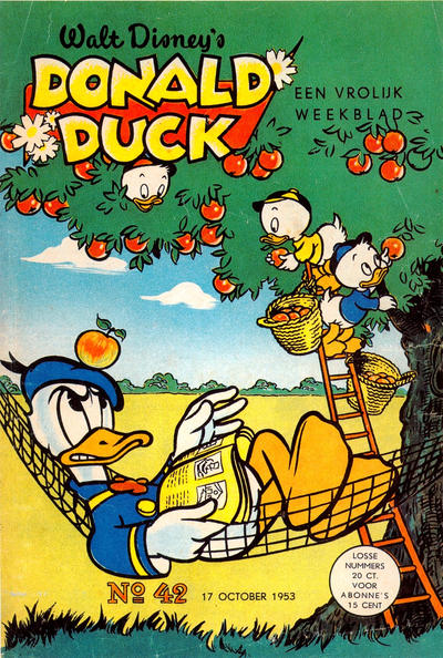 Cover for Donald Duck (Geïllustreerde Pers, 1952 series) #42/1953