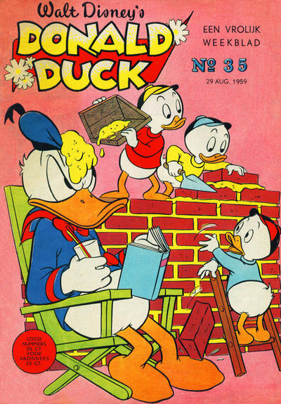 Cover for Donald Duck (Geïllustreerde Pers, 1952 series) #35/1959