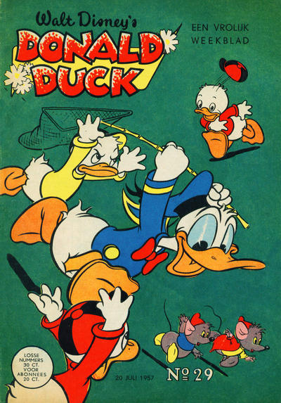 Cover for Donald Duck (Geïllustreerde Pers, 1952 series) #29/1957