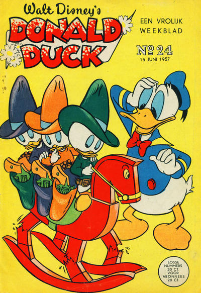 Cover for Donald Duck (Geïllustreerde Pers, 1952 series) #24/1957