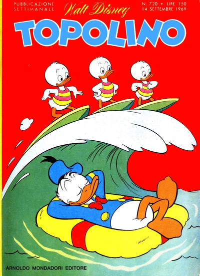 Cover for Topolino (Mondadori, 1949 series) #720