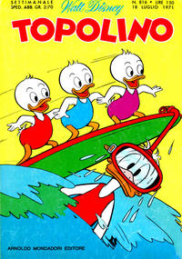 Cover for Topolino (Mondadori, 1949 series) #816