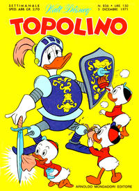 Cover Thumbnail for Topolino (Mondadori, 1949 series) #836