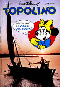 Cover Thumbnail for Topolino (Mondadori, 1949 series) #1477