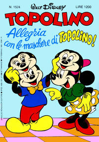 Cover Thumbnail for Topolino (Mondadori, 1949 series) #1524
