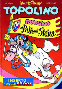 Cover Thumbnail for Topolino (Mondadori, 1949 series) #1549