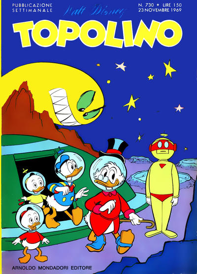 Cover for Topolino (Mondadori, 1949 series) #730