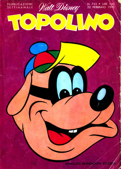 Cover for Topolino (Mondadori, 1949 series) #743