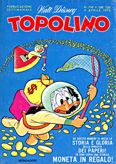 Cover for Topolino (Mondadori, 1949 series) #749