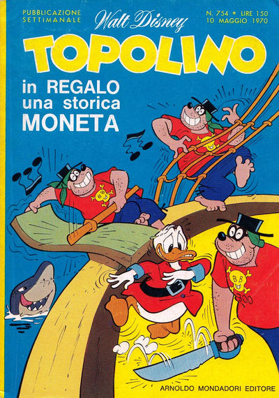 Cover for Topolino (Mondadori, 1949 series) #754