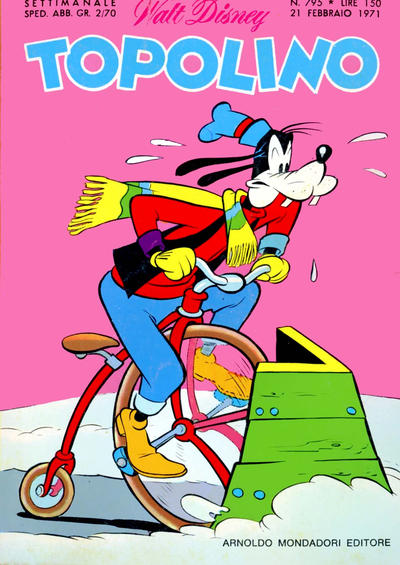 Cover for Topolino (Mondadori, 1949 series) #795