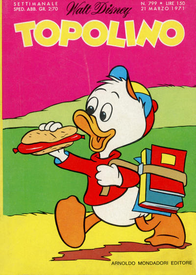 Cover for Topolino (Mondadori, 1949 series) #799