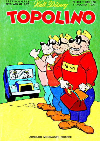 Cover for Topolino (Mondadori, 1949 series) #818