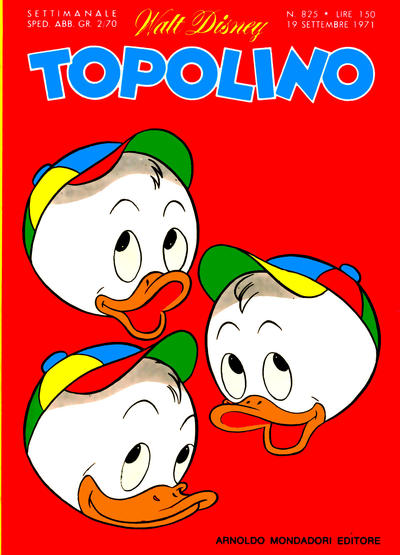 Cover for Topolino (Mondadori, 1949 series) #825