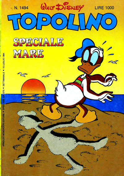 Cover for Topolino (Mondadori, 1949 series) #1494