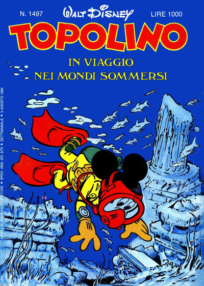 Cover for Topolino (Mondadori, 1949 series) #1497