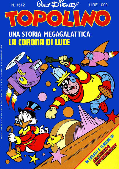 Cover for Topolino (Mondadori, 1949 series) #1512