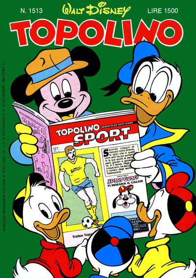 Cover for Topolino (Mondadori, 1949 series) #1513