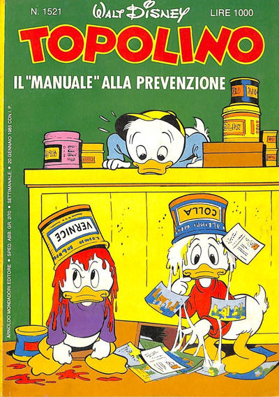 Cover for Topolino (Mondadori, 1949 series) #1521