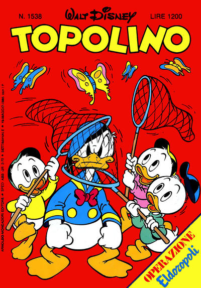 Cover for Topolino (Mondadori, 1949 series) #1538