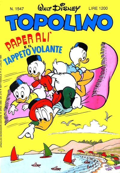 Cover for Topolino (Mondadori, 1949 series) #1547