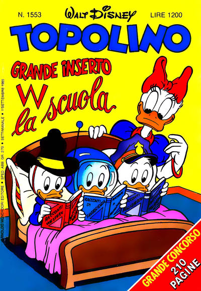 Cover for Topolino (Mondadori, 1949 series) #1553