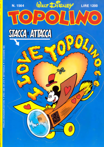 Cover for Topolino (Mondadori, 1949 series) #1564