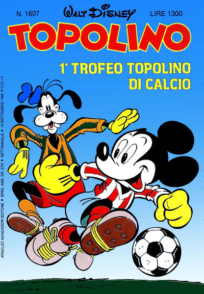 Cover for Topolino (Mondadori, 1949 series) #1607