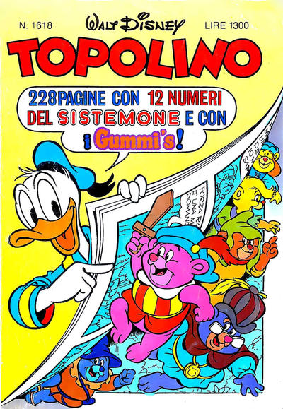 Cover for Topolino (Mondadori, 1949 series) #1618
