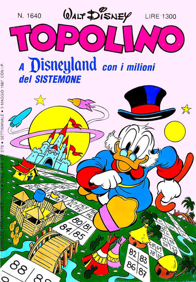 Cover for Topolino (Mondadori, 1949 series) #1640
