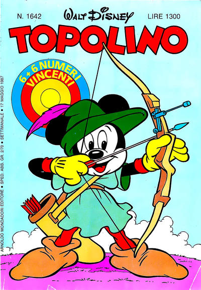 Cover for Topolino (Mondadori, 1949 series) #1642